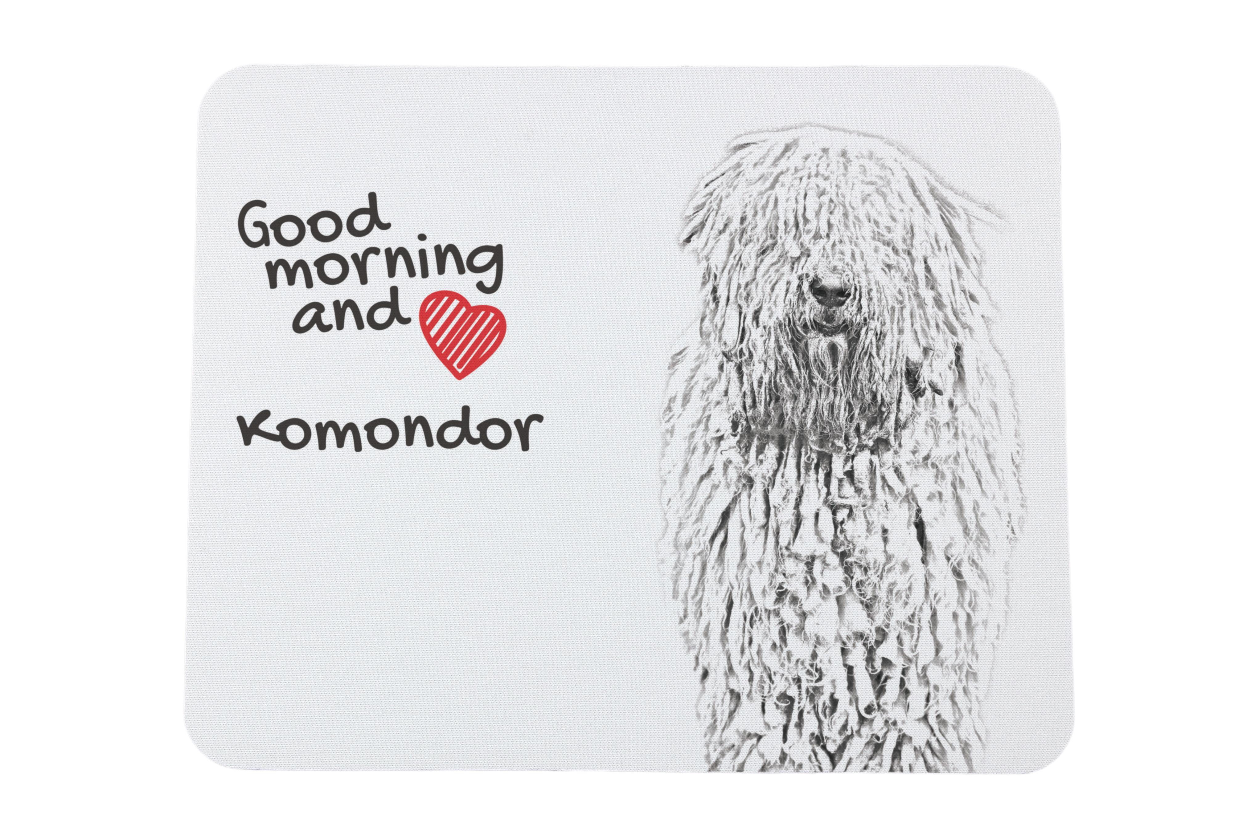 Komondor, Hungarian sheepdog, Mop Dog - mouse pad with print, personalized dog-themed mouse pad, unique gadget for an office worker by Art-Dog brand білий
Komondor, Hungarian sheepdog, Mop Dog - mouse pad with print, personalized dog-themed mouse pad, unique gadget for an office worker by Art-Dog brand білий