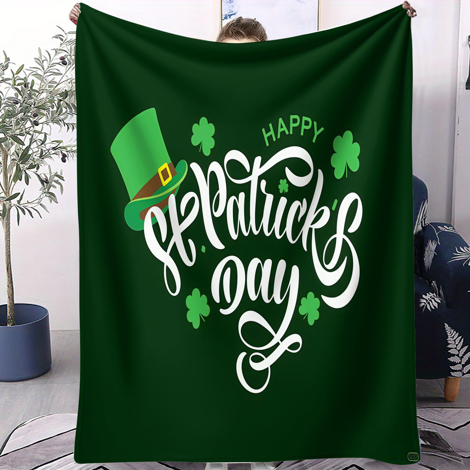 Classic StPatricksDay Throw Flannel Fluffy Soft Small Cover Blanket Warm SkinFriendly Throw For Sofa Bed Office Nap Winter 70x100cm
Classic StPatricksDay Throw Flannel Fluffy Soft Small Cover Blanket Warm SkinFriendly Throw For Sofa Bed Office Nap Winter 70x100cm