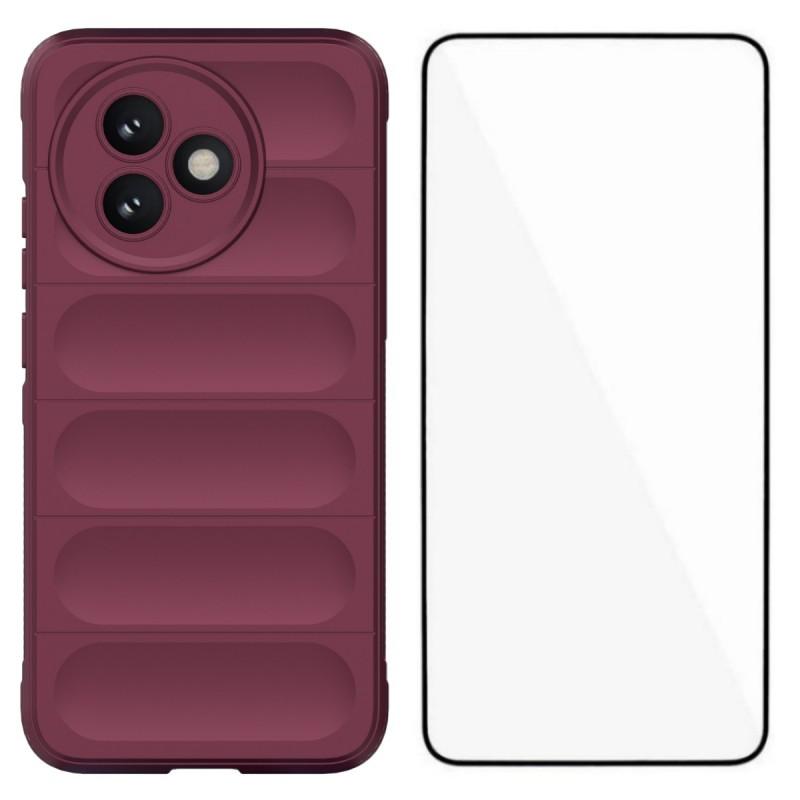 For Xiaomi Redmi K80 Ultra 5G TPU Case WANLONFENG HD Series Anti Slip Phone Cover with Tempered Glass Wine Red
For Xiaomi Redmi K80 Ultra 5G TPU Case WANLONFENG HD Series Anti Slip Phone Cover with Tempered Glass Wine Red