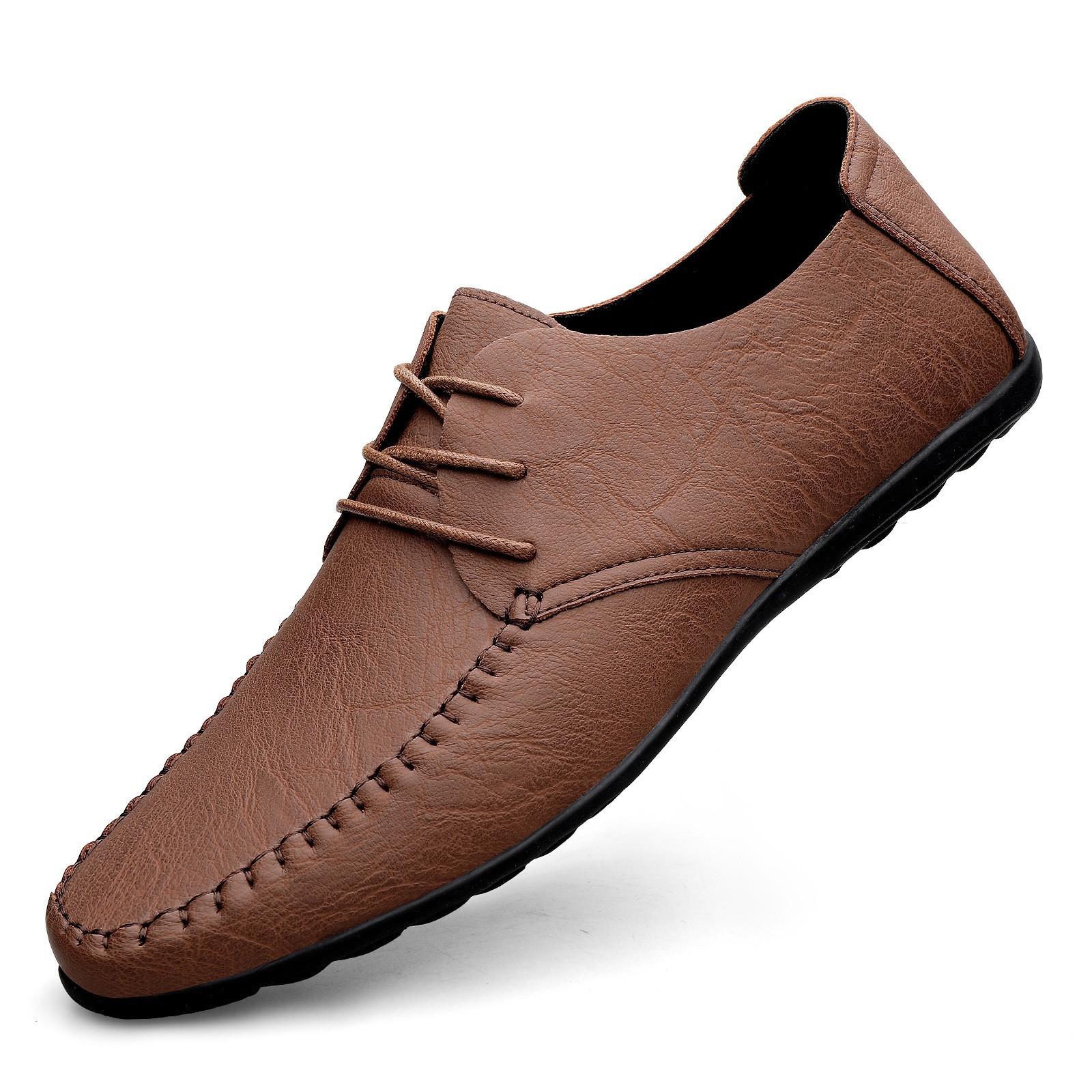 New Flat Bottomed Comfortable Soft Soled Business Small Leather Shoes For Men, Fashionable Casual Shoes 41 коричневый
New Flat Bottomed Comfortable Soft Soled Business Small Leather Shoes For Men, Fashionable Casual Shoes 41 коричневый