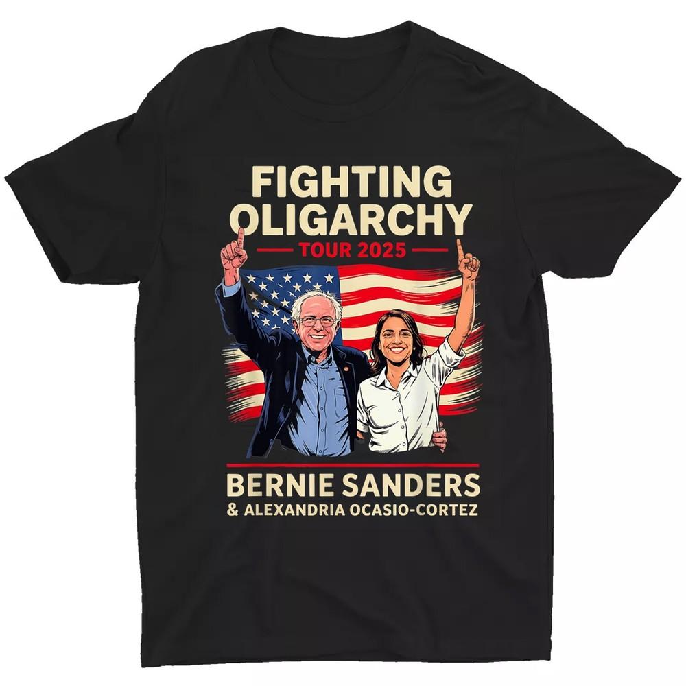 Bernie Sanders AOC Fighting Oligarchy Anti Trump US Flag Unisex T-Shirt XL
Bernie Sanders AOC Fighting Oligarchy Anti Trump US Flag Unisex T-Shirt XL
