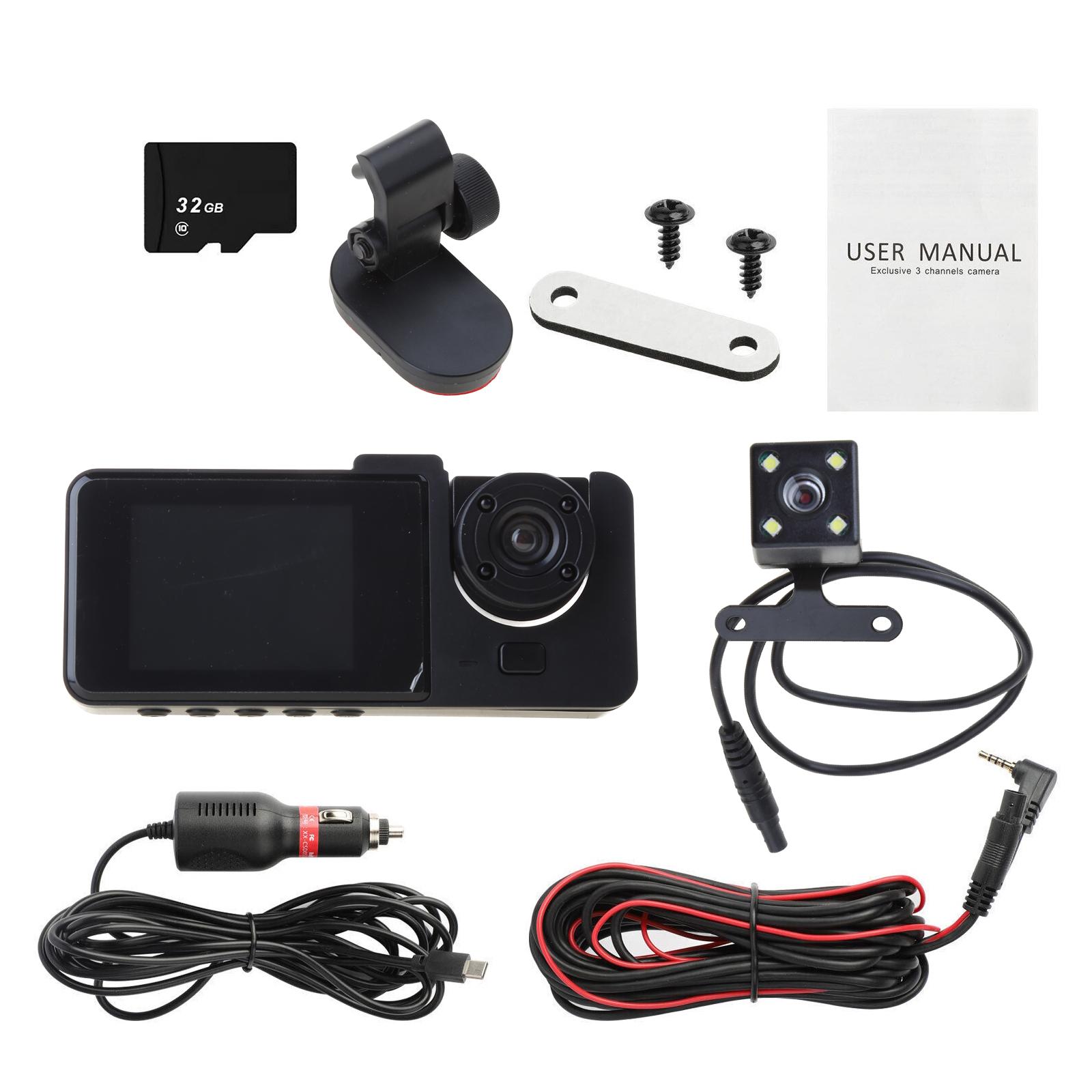 DashCam Передняя, задняя и внутренняя камера Автомобильный видеорегистратор Автомобильный видеорегистратор Lack Ox 1080P NightVision Водительский видеорегистратор D
DashCam Передняя, задняя и внутренняя камера Автомобильный видеорегистратор Автомобильный видеорегистратор Lack Ox 1080P NightVision Водительский видеорегистратор D