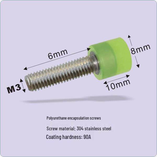 Stainless Steel Overmolded Screws M3-M16 (Polyurethane Support)
Stainless Steel Overmolded Screws M3-M16 (Polyurethane Support)