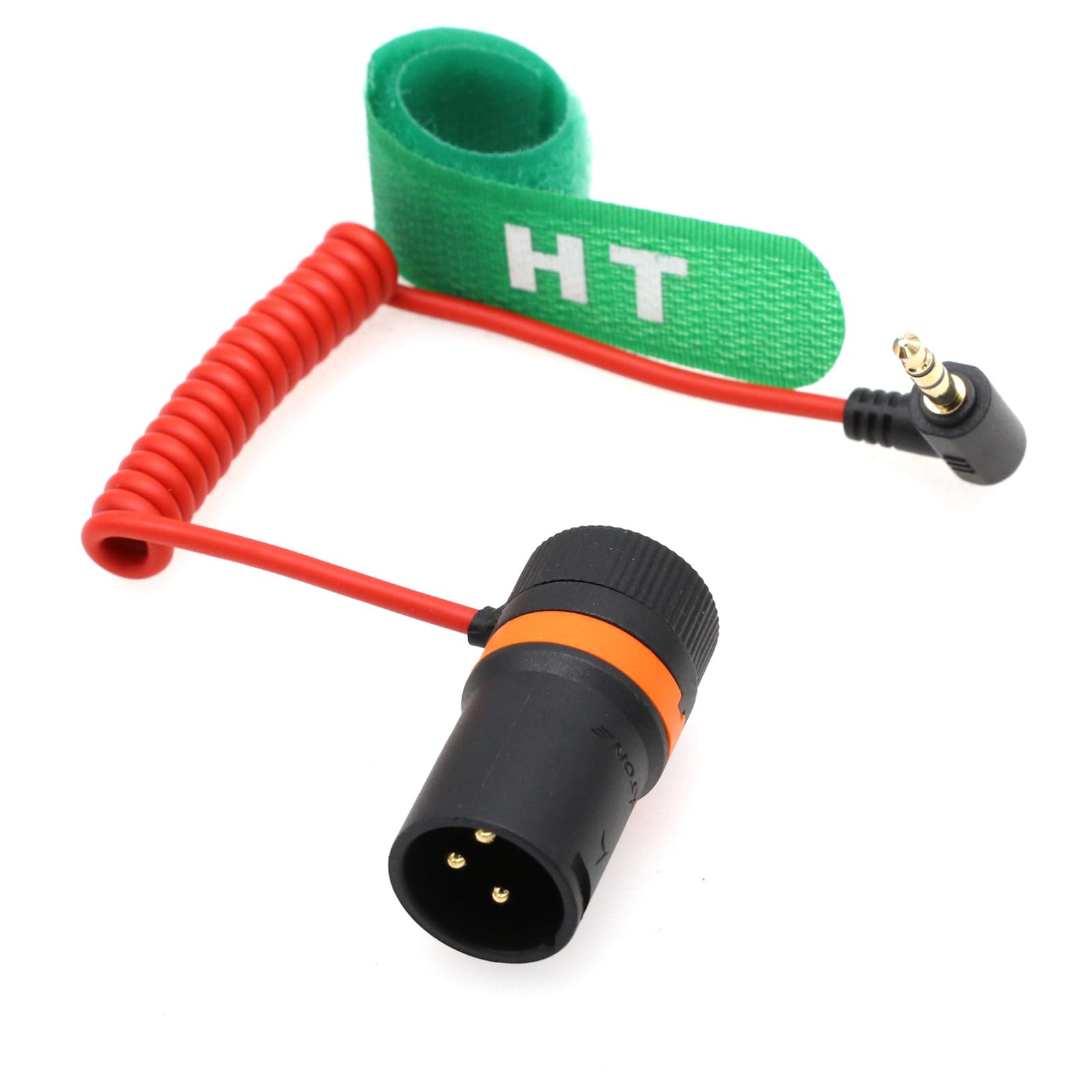 Аудіокабель HangTon Mini Jack XLR 3-контактний для бездротового мікрофона BOYA Rode GO II до мікшера камери Canon з прямим кутом, чоловічий червоний, 50 см 
Аудіокабель HangTon Mini Jack XLR 3-контактний для бездротового мікрофона BOYA Rode GO II до мікшера камери Canon з прямим кутом, чоловічий червоний, 50 см