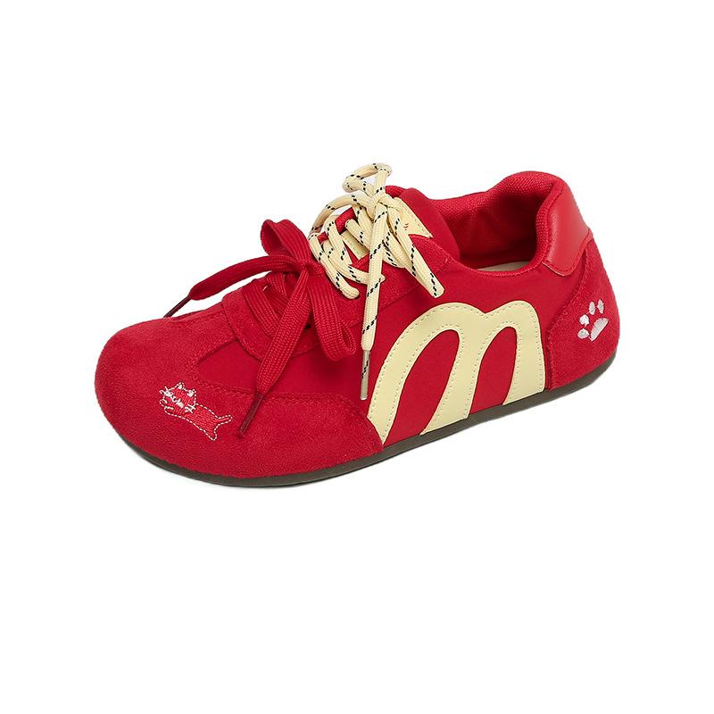 Woman s Casual Sport Shoes Fashion Color Blocking Comfortable Soft Sole Low Top Flat Shoes Trendy Versatile Non Slip Sneakers 35 червоний
Woman s Casual Sport Shoes Fashion Color Blocking Comfortable Soft Sole Low Top Flat Shoes Trendy Versatile Non Slip Sneakers 35 червоний