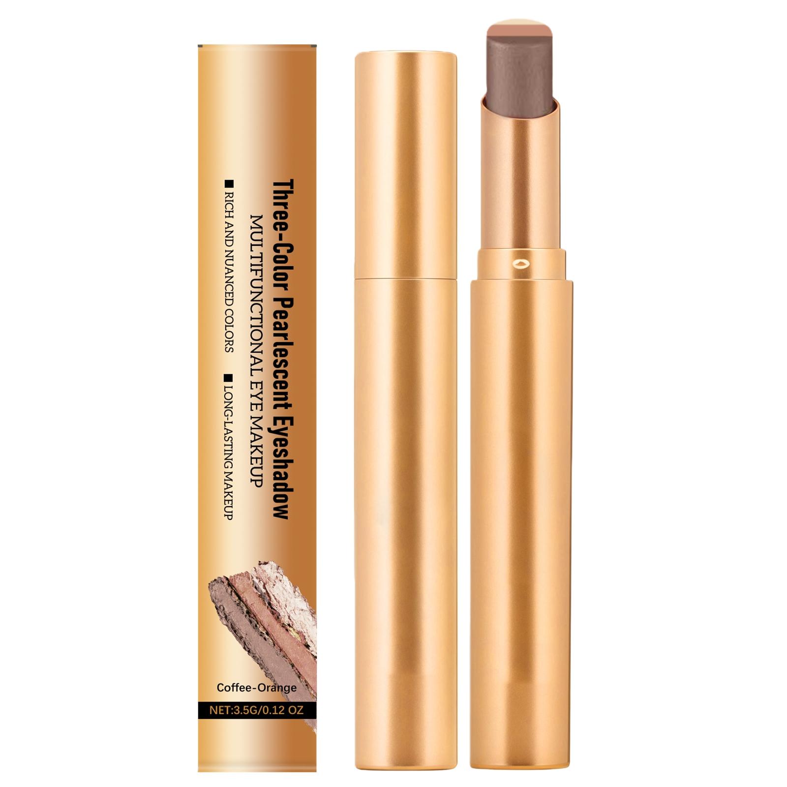 Colorful Three-color Eyeshadow Stick Bright, Highly Pigmented, Offers Various Styles Of Eye Makeup, Easy To Apply And Stays In Place. One Size
Colorful Three-color Eyeshadow Stick Bright, Highly Pigmented, Offers Various Styles Of Eye Makeup, Easy To Apply And Stays In Place. One Size