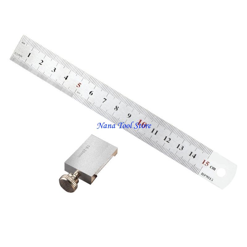 31GJ 15/20/30/40cm Carpenter Scribing Ruler Metal Carpentry Square with Slide Stop
31GJ 15/20/30/40cm Carpenter Scribing Ruler Metal Carpentry Square with Slide Stop