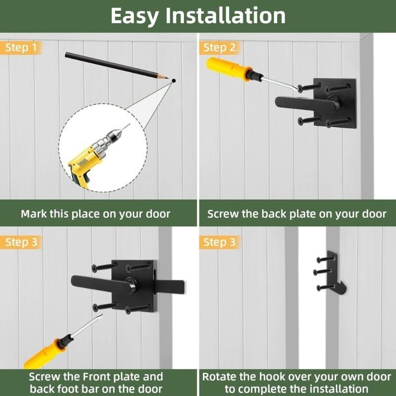 Double Side Gate Latches Heavy Duty Swinging Door Lock Easy to Installation D57B China Mainland
Double Side Gate Latches Heavy Duty Swinging Door Lock Easy to Installation D57B China Mainland