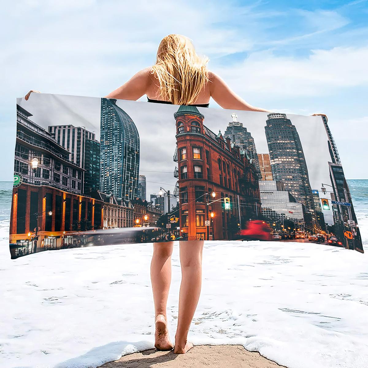 Comfy Bath Towels New York Soft Bathing/Beach/Camping Towel Large Size Quick Wash and Dry Sand Proof Lightweight Bath Towels W40*H60(CM)
Comfy Bath Towels New York Soft Bathing/Beach/Camping Towel Large Size Quick Wash and Dry Sand Proof Lightweight Bath Towels W40*H60(CM)