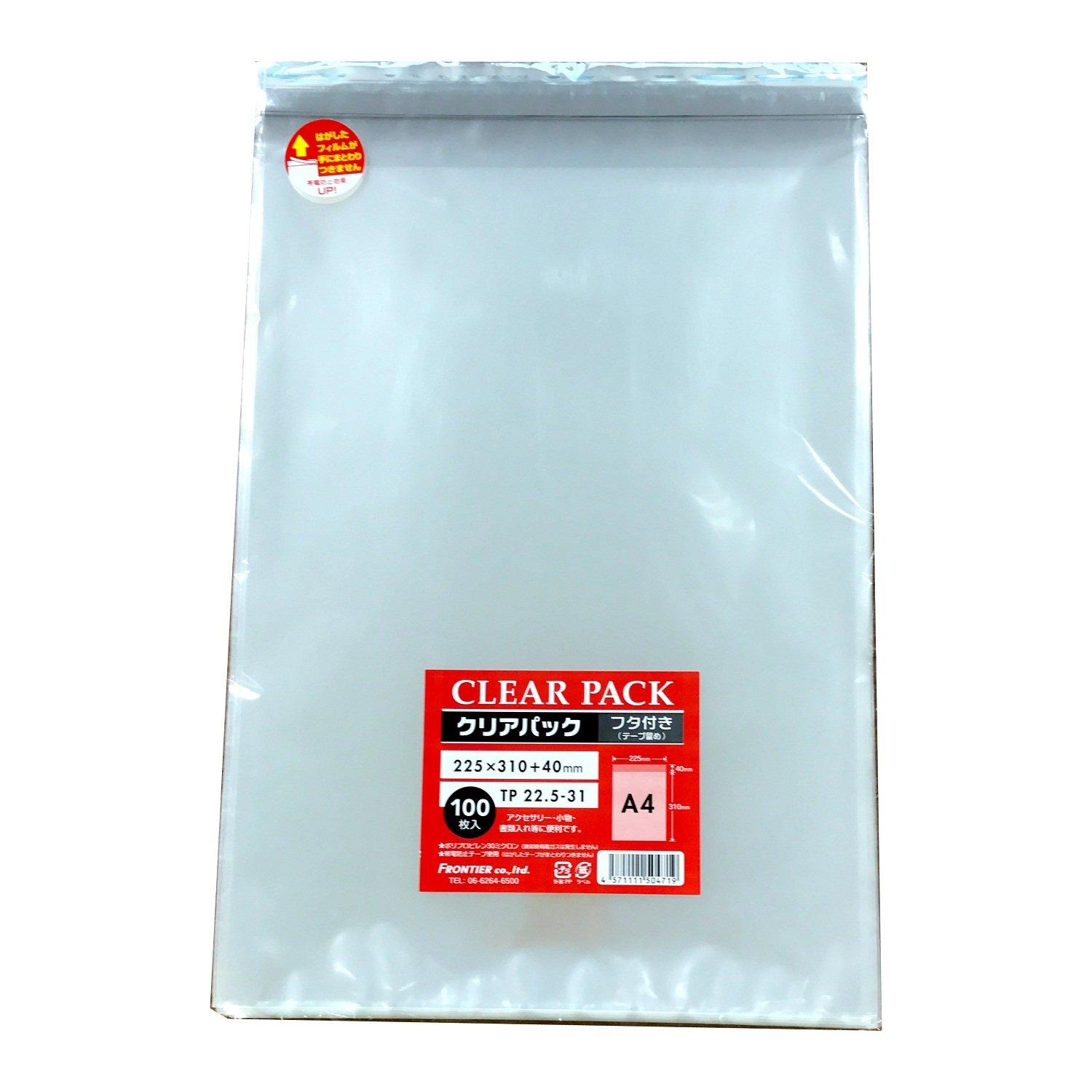 Frontier Kakukei OPP-мешок, прозрачная упаковка с крышкой и клейкой лентой, 100 шт., 30 TP22.5-31
Frontier Kakukei OPP-мешок, прозрачная упаковка с крышкой и клейкой лентой, 100 шт., 30 TP22.5-31