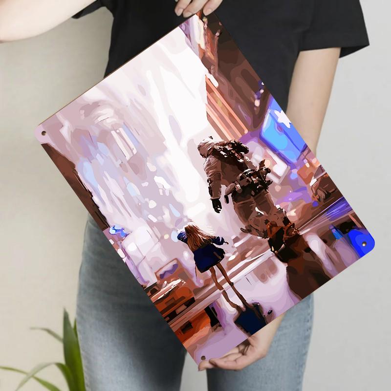 Futuristic Urban Warrior and Girl Backdrop Metal Wall Art Sci Fi Home Decor Living RoomDecorative Painting 7.9x11.8In(20x30cm)
Futuristic Urban Warrior and Girl Backdrop Metal Wall Art Sci Fi Home Decor Living RoomDecorative Painting 7.9x11.8In(20x30cm)
