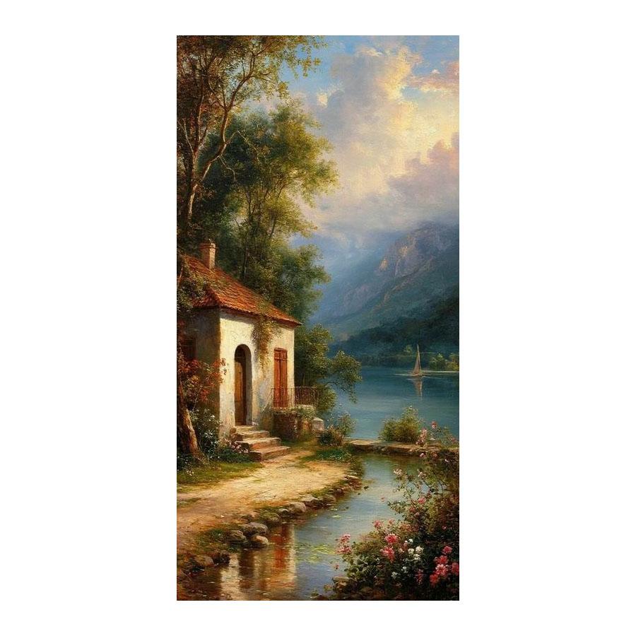 Mountain House River Large Size Diamond Painting New Collection Scenery Diy Full Square Round Drill Rhinestone Embroidery Mosaic Cross Stitch Kits Square drill 30x60cm
Mountain House River Large Size Diamond Painting New Collection Scenery Diy Full Square Round Drill Rhinestone Embroidery Mosaic Cross Stitch Kits Square drill 30x60cm