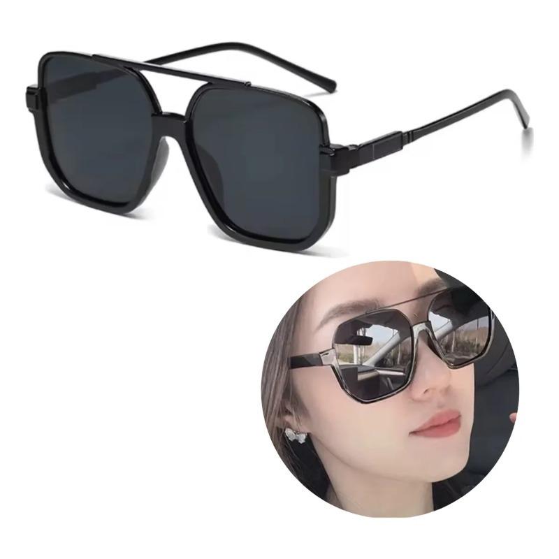 Retro Square Frame Toad Glasses Tide Drive Sunglasses чорний
Retro Square Frame Toad Glasses Tide Drive Sunglasses чорний