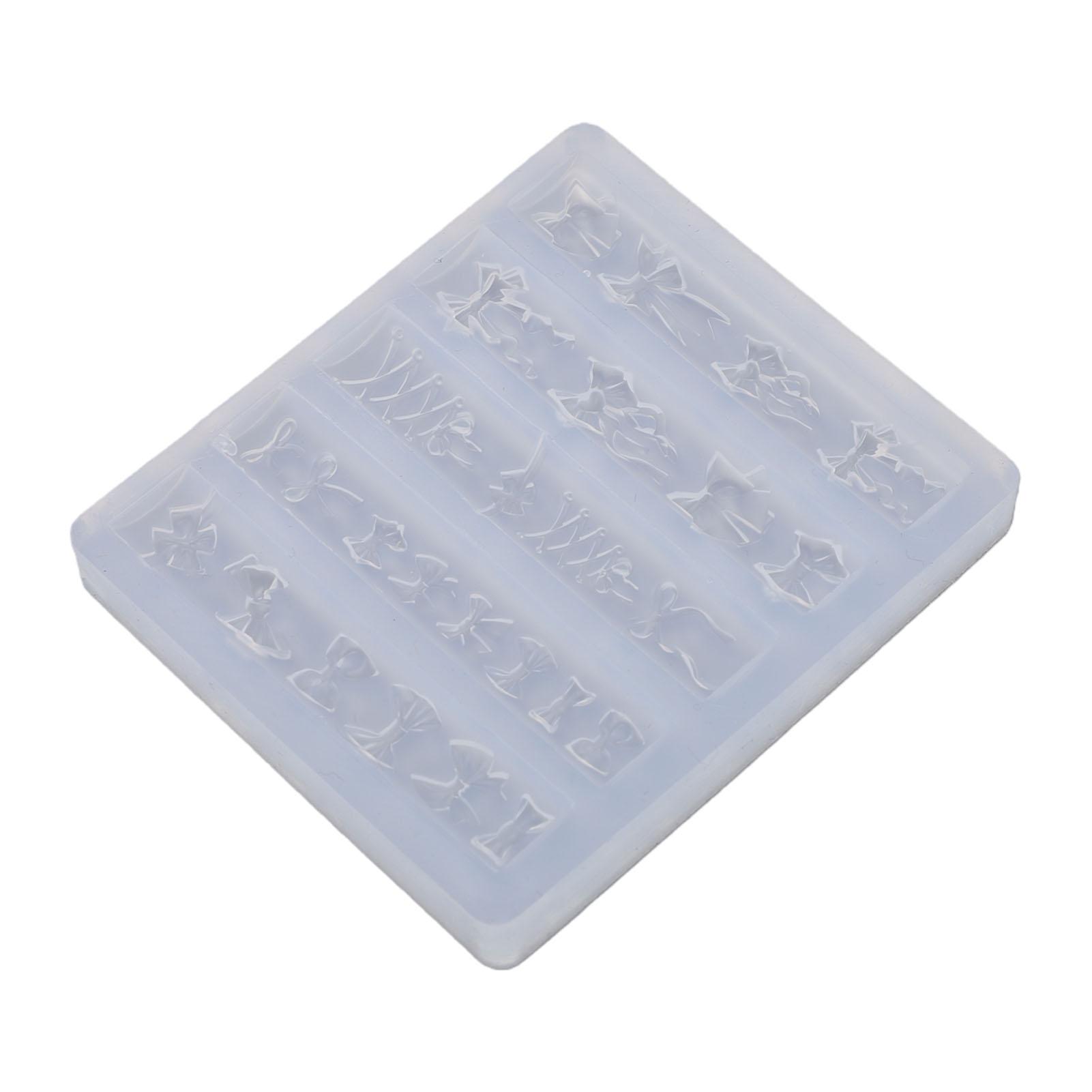 3D Silicone Bow Nail Art Mold Reusable Non Stick Easy Demolding Bownot Nail Mold
3D Silicone Bow Nail Art Mold Reusable Non Stick Easy Demolding Bownot Nail Mold