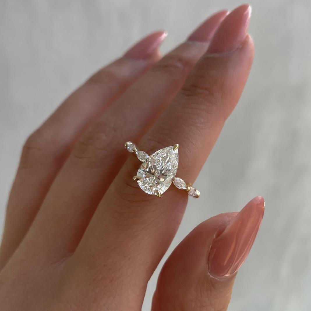Hot Selling Gold Plated Stainless Steel Rings For Women water drop Zircon Wedding Ring Jewelry Accessories Wholesale Size 6-11 5
Hot Selling Gold Plated Stainless Steel Rings For Women water drop Zircon Wedding Ring Jewelry Accessories Wholesale Size 6-11 5