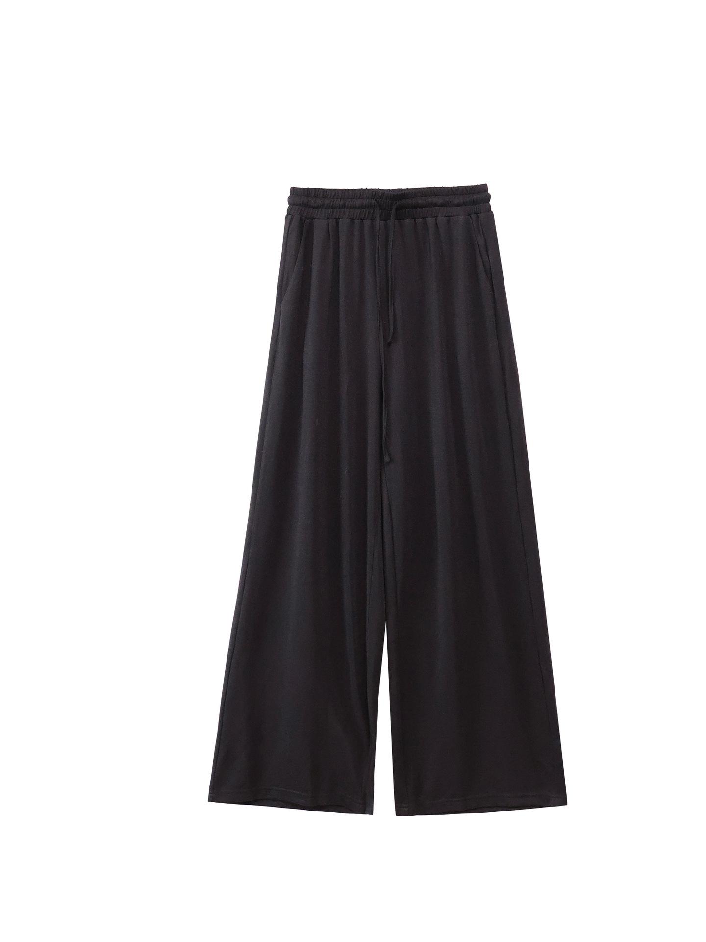 Plus Size Women s Drapey Wide-Leg Trousers - Casual Korean High Street Style Floor-Length Pants 2XL (70-80 kg) чёрный
Plus Size Women s Drapey Wide-Leg Trousers - Casual Korean High Street Style Floor-Length Pants 2XL (70-80 kg) чёрный