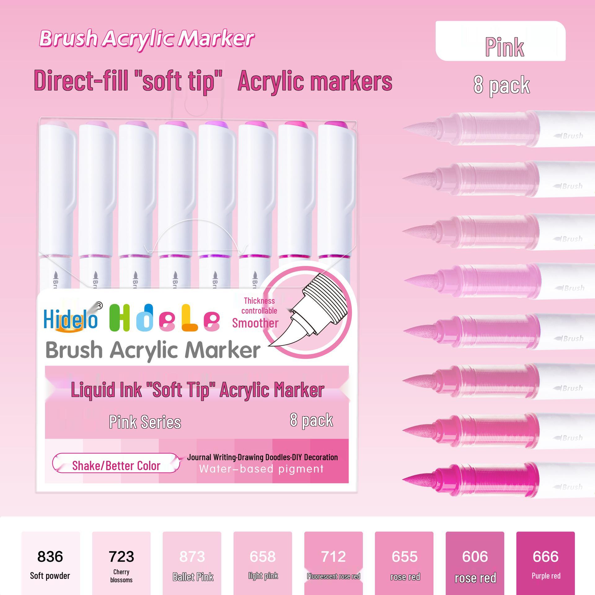 DL639 Acrylic Marker Set - 240 Colors, Soft Tip, Large Capacity, Opaque, Stackable
DL639 Acrylic Marker Set - 240 Colors, Soft Tip, Large Capacity, Opaque, Stackable