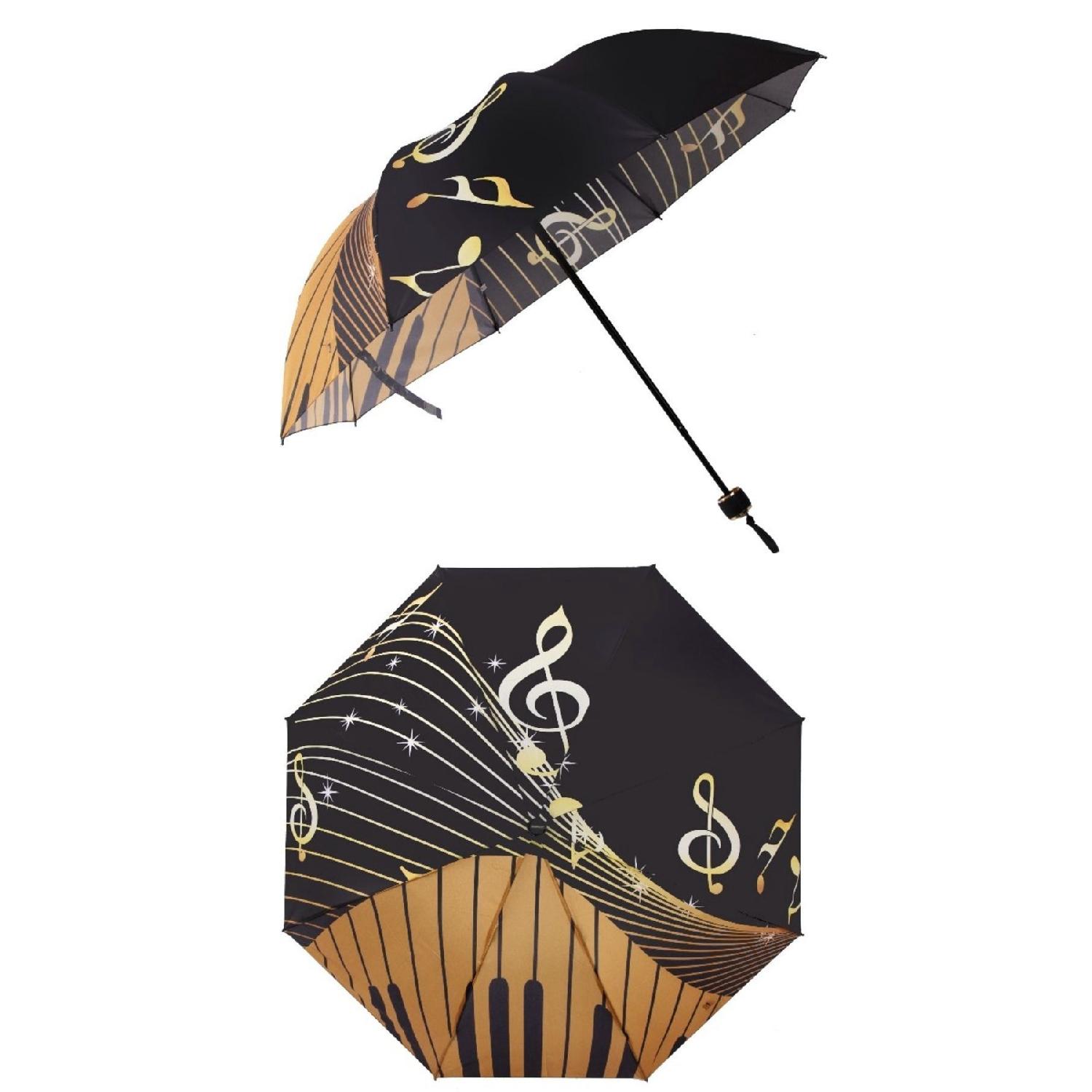 Umbrella With Musical Notes, Black Color, Bat Type Folding Manual 8 Wire Umbrella чорний
Umbrella With Musical Notes, Black Color, Bat Type Folding Manual 8 Wire Umbrella чорний