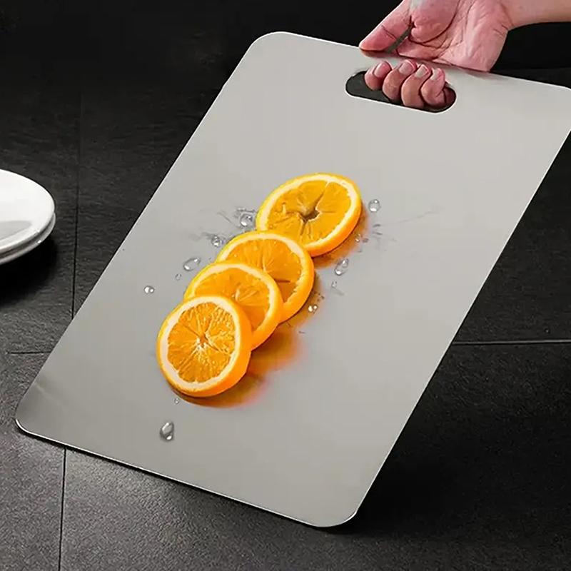 Stainless Steel Thickened Cutting Board Antibacterial Mildew-Proof Kneading Dough Board Kitchen Fruit Vegetable Cutting Board XXS
Stainless Steel Thickened Cutting Board Antibacterial Mildew-Proof Kneading Dough Board Kitchen Fruit Vegetable Cutting Board XXS