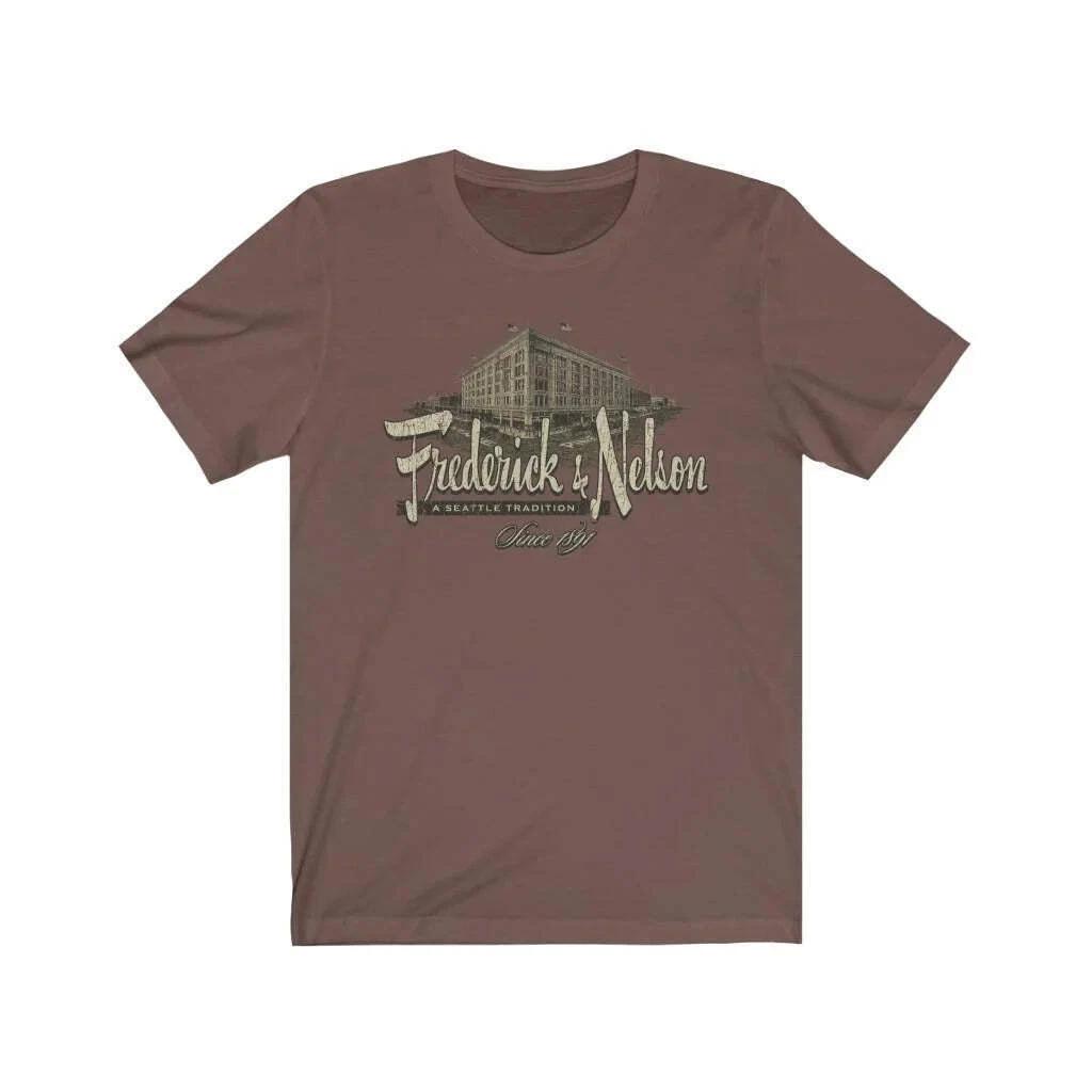 Frederick & Nelson Seattle 1891 Vintage Men s T shirt S
Frederick & Nelson Seattle 1891 Vintage Men s T shirt S