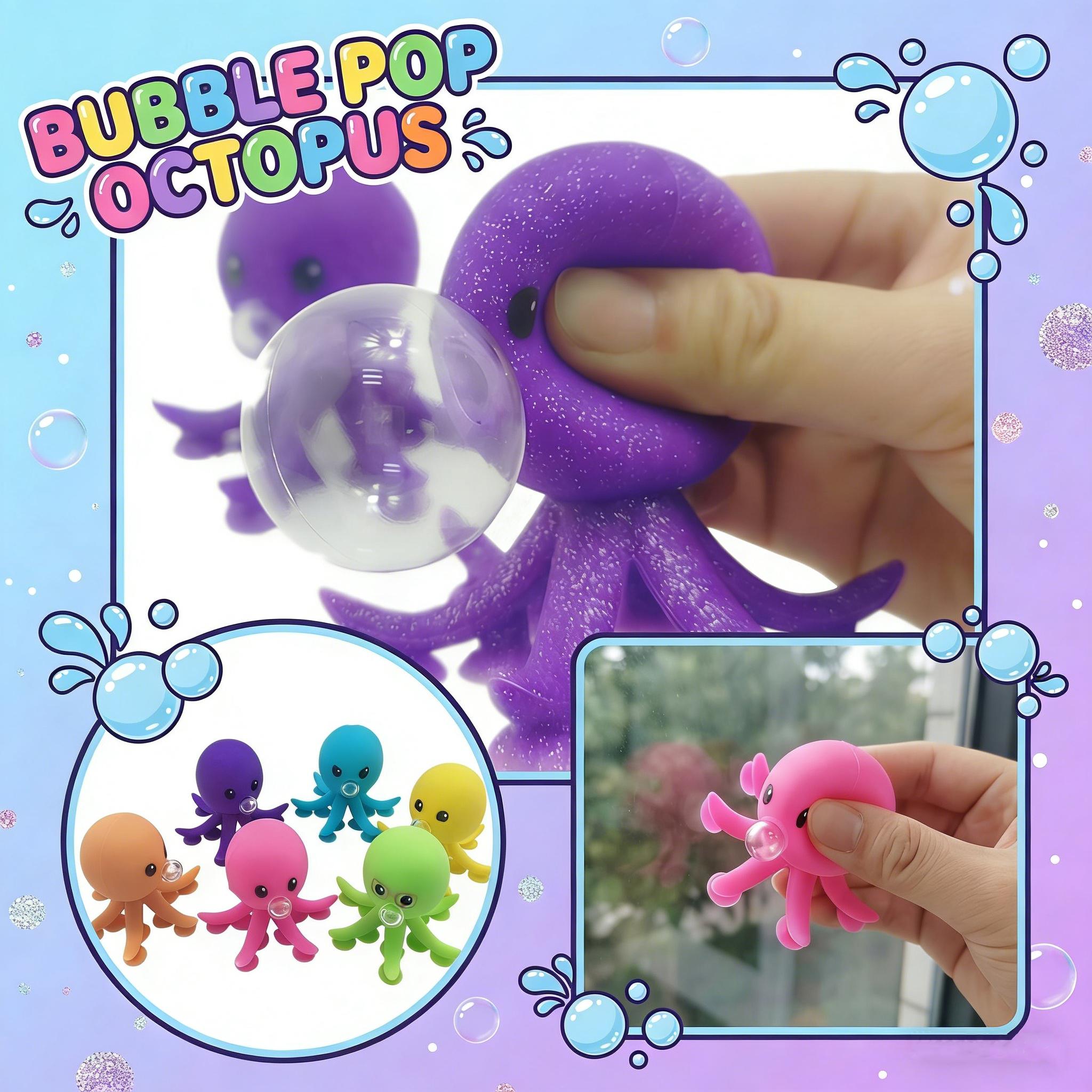Octopus Shaped Soft Silicone Fidget Toy for Kids and Adults Sensory Stress Relief Desk Decoration Set of 6 Pieces one size
Octopus Shaped Soft Silicone Fidget Toy for Kids and Adults Sensory Stress Relief Desk Decoration Set of 6 Pieces one size