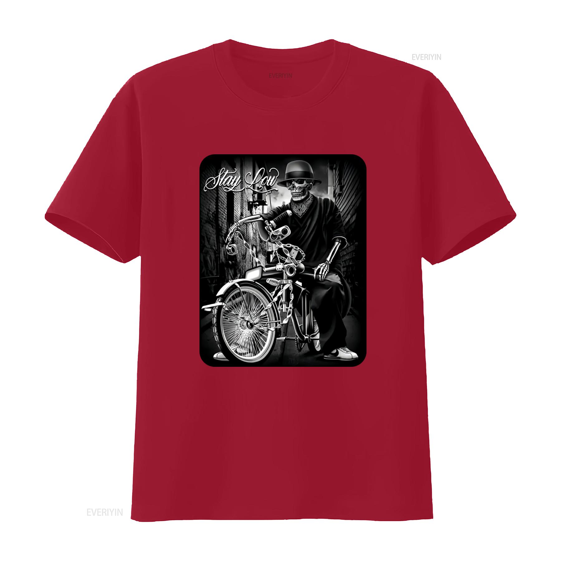 Stay Low Lowrider Bike T Shirt Chicano Clothing Unique Skull Design High Quality Print Perfect for Streetwear Enthusiasts S
Stay Low Lowrider Bike T Shirt Chicano Clothing Unique Skull Design High Quality Print Perfect for Streetwear Enthusiasts S