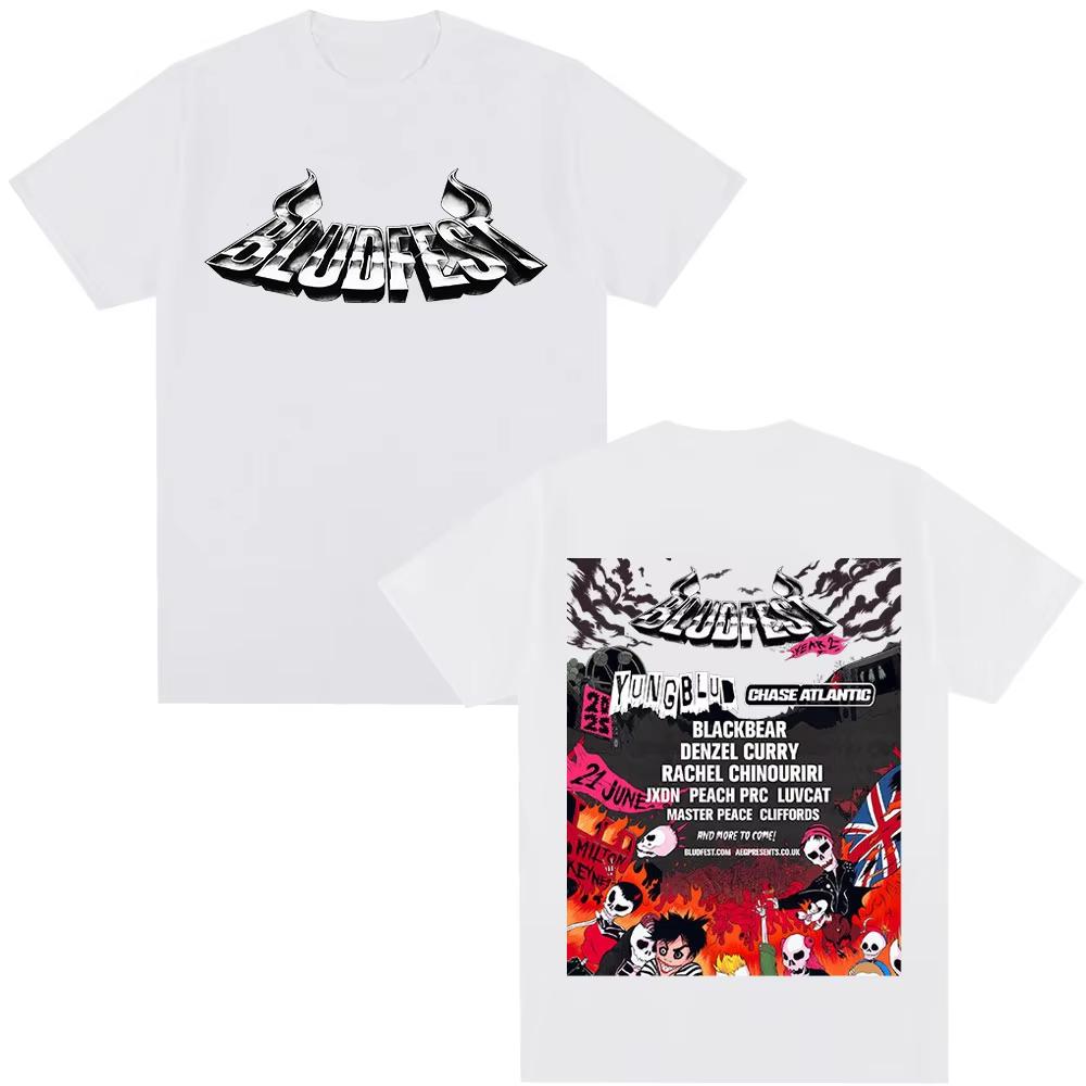 Yungblud Bludfest Music Festival T Shirt Unisex Women Clothing Fashion Hip Hop Short Sleeve Tshirts Casual Cotton Oversized Tshirt 4XL
Yungblud Bludfest Music Festival T Shirt Unisex Women Clothing Fashion Hip Hop Short Sleeve Tshirts Casual Cotton Oversized Tshirt 4XL
