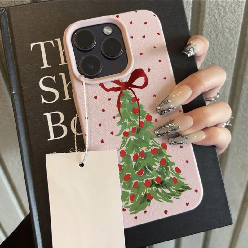 Sweet Bowknot Christmas Tree Pattern Phone Case For iPhone 17 11 12 13 14 15 16 17 Pro Max 16E 15 14 Plus X XR XS Max Soft Cover For iPhone 12
Sweet Bowknot Christmas Tree Pattern Phone Case For iPhone 17 11 12 13 14 15 16 17 Pro Max 16E 15 14 Plus X XR XS Max Soft Cover For iPhone 12