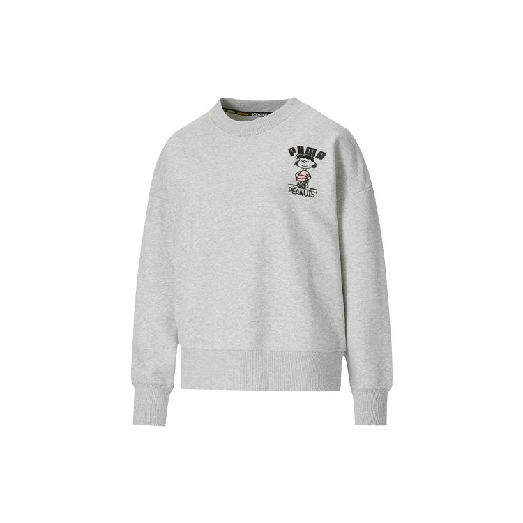 Puma X Peanuts Толстовка с вышитым логотипом и круглым вырезом, женские топы, светло-серый 531159-04 S
Puma X Peanuts Толстовка с вышитым логотипом и круглым вырезом, женские топы, светло-серый 531159-04 S