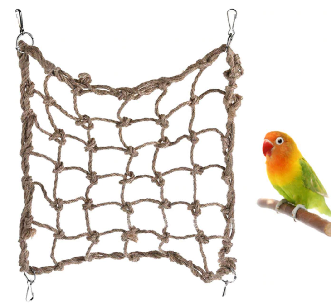 heizi Parakeet Athletic Toy Net Playground Budgie Climbing Medium Parakeet Exercise Stress Relief Sparrow Parrot x (60cm 60cm)
heizi Parakeet Athletic Toy Net Playground Budgie Climbing Medium Parakeet Exercise Stress Relief Sparrow Parrot x (60cm 60cm)