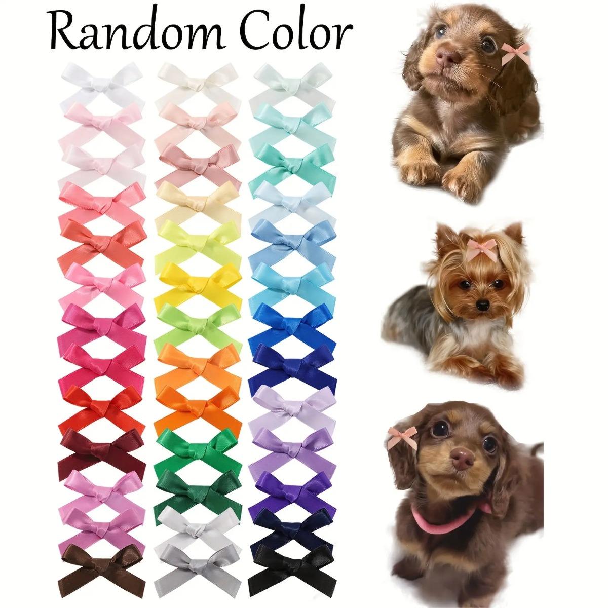 10-Pack Pet Bow Hair Clips, Soft Elastic Fashion Accessories for Dogs, Cats and Puppy, Mixed Colors Butterfly Shape Hair Pins
10-Pack Pet Bow Hair Clips, Soft Elastic Fashion Accessories for Dogs, Cats and Puppy, Mixed Colors Butterfly Shape Hair Pins