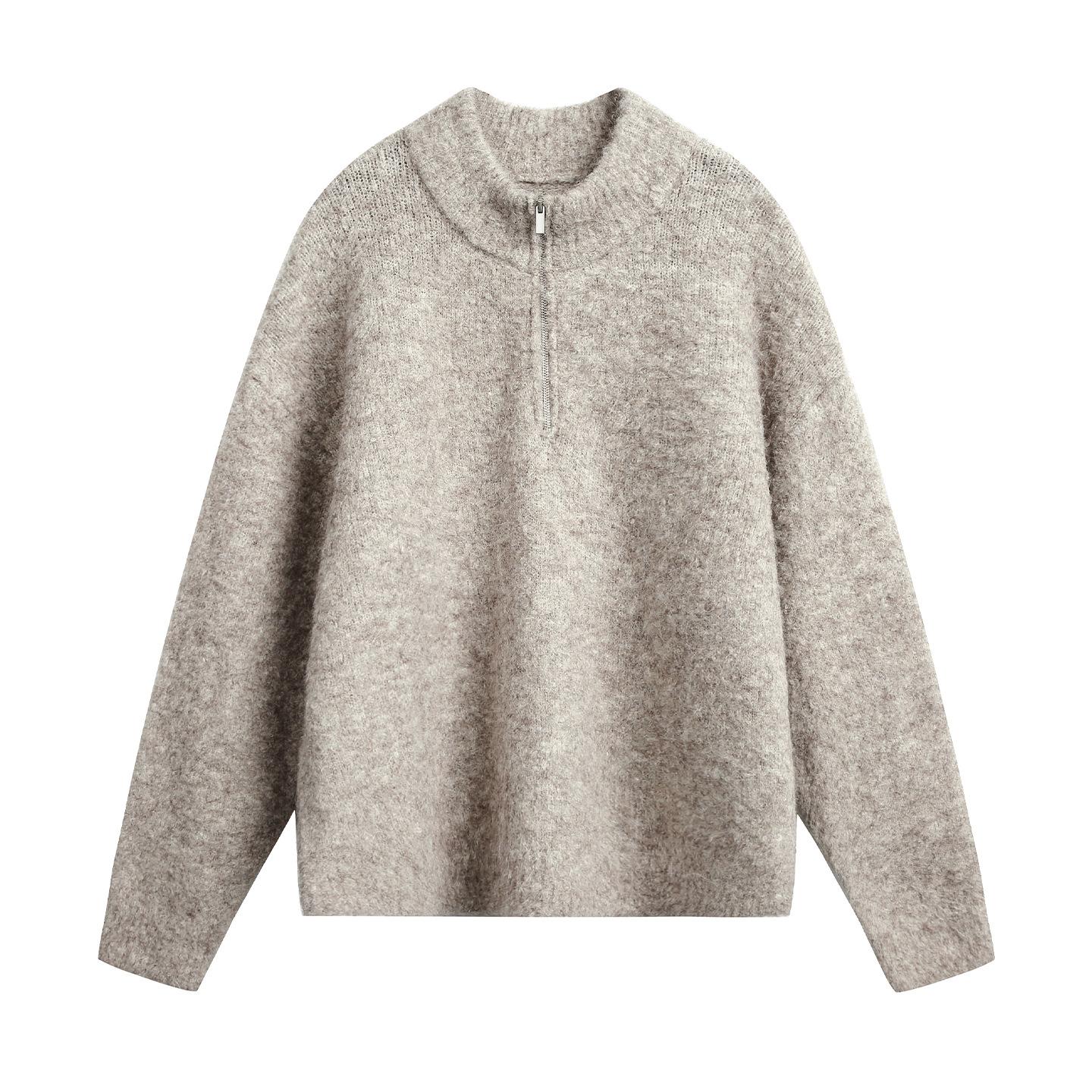 Мужской свитер на молнии до середины груди Зимний Осенний Повседневный Приталенный Пуловер Свитер Легкий Вязаный Пуловер с воротником-стойкой для мужчин XXL
Мужской свитер на молнии до середины груди Зимний Осенний Повседневный Приталенный Пуловер Свитер Легкий Вязаный Пуловер с воротником-стойкой для мужчин XXL