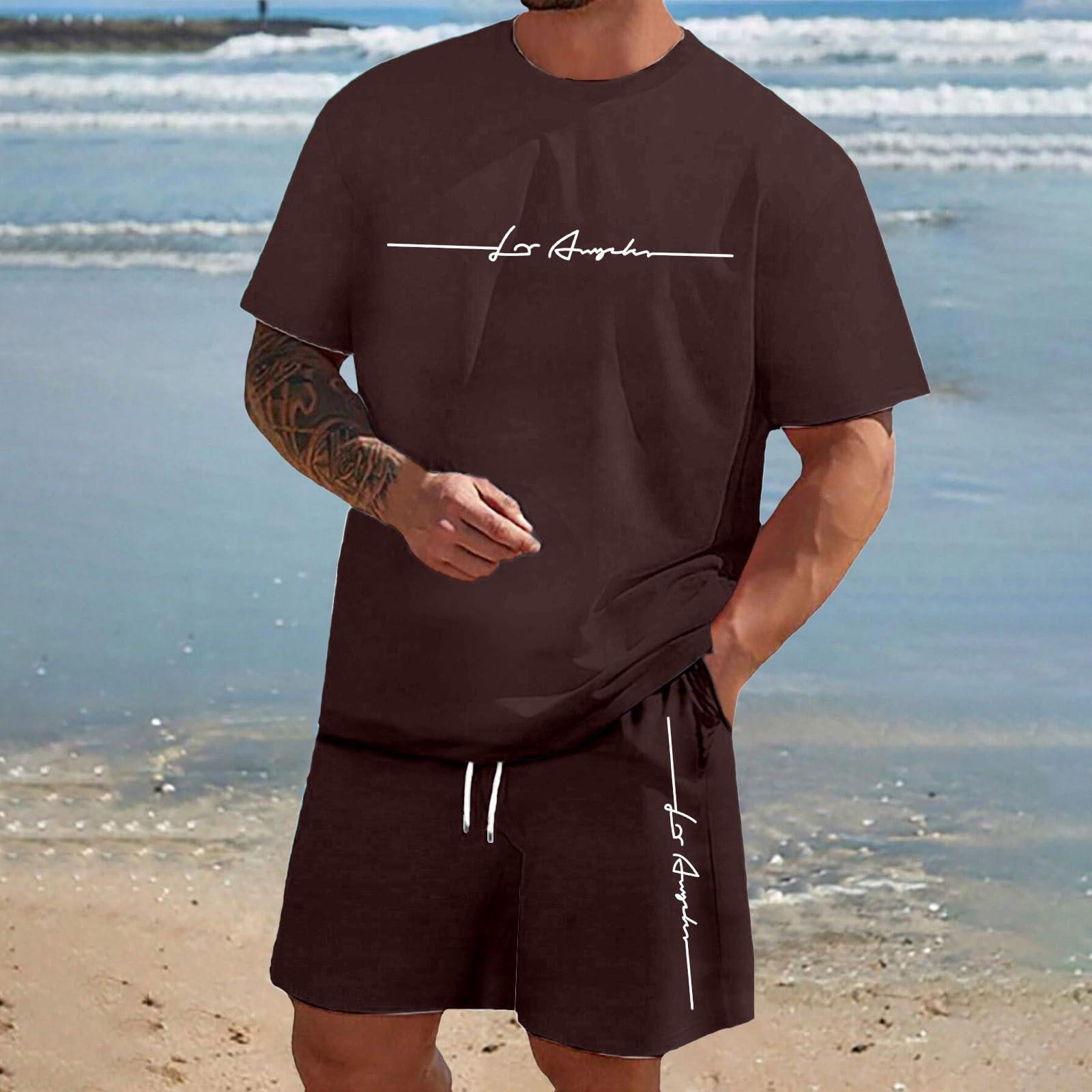 Men S Solid Color Casual Round Neck Short Sleeved Shorts Two-Piece Set XXL коричневий
Men S Solid Color Casual Round Neck Short Sleeved Shorts Two-Piece Set XXL коричневий