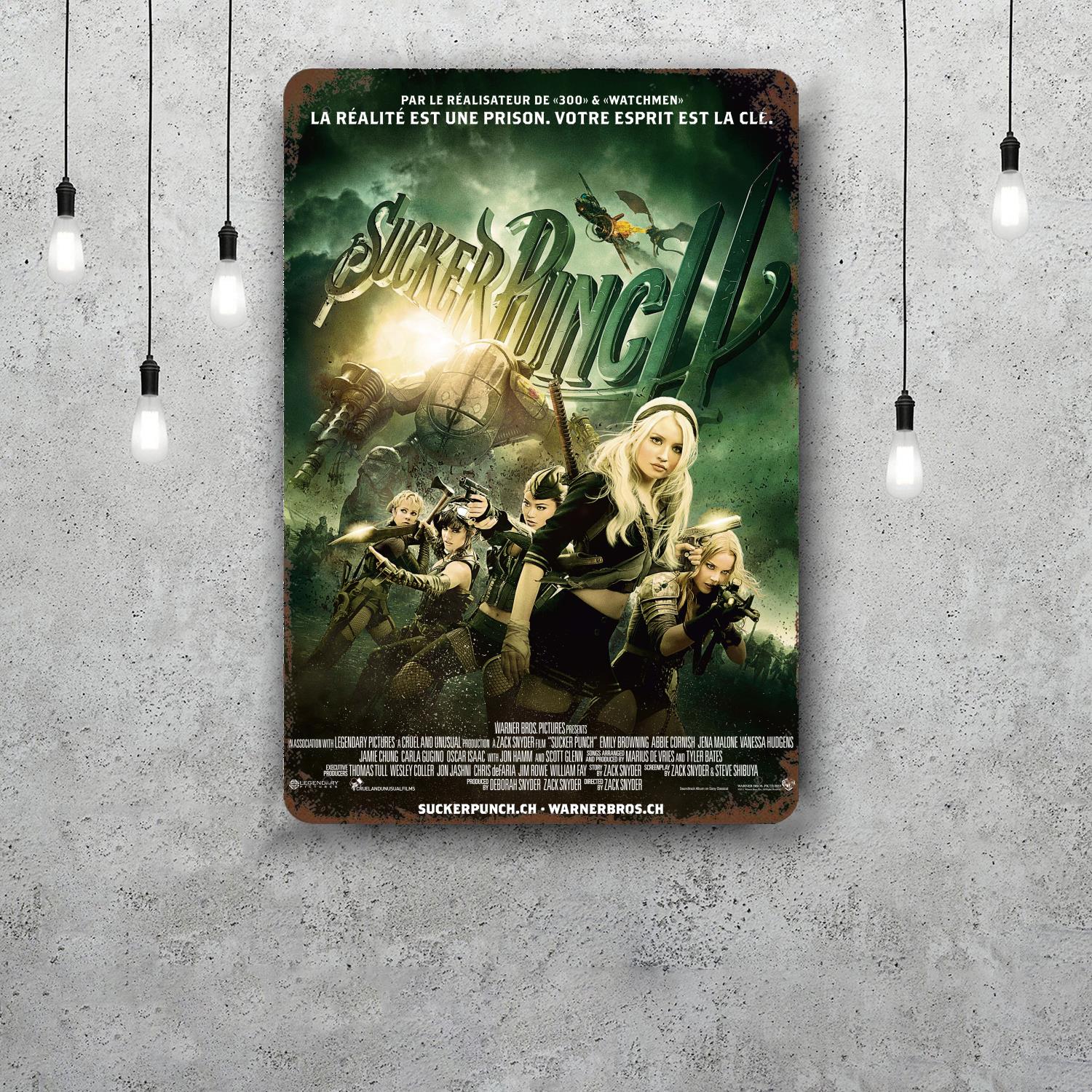 Sucker Punch Action Movie Retro Vintage Tin Sign Poster Decorative Plaque Metal Plate Wall Decor 20x30cm(7.8x11.8inch)
Sucker Punch Action Movie Retro Vintage Tin Sign Poster Decorative Plaque Metal Plate Wall Decor 20x30cm(7.8x11.8inch)