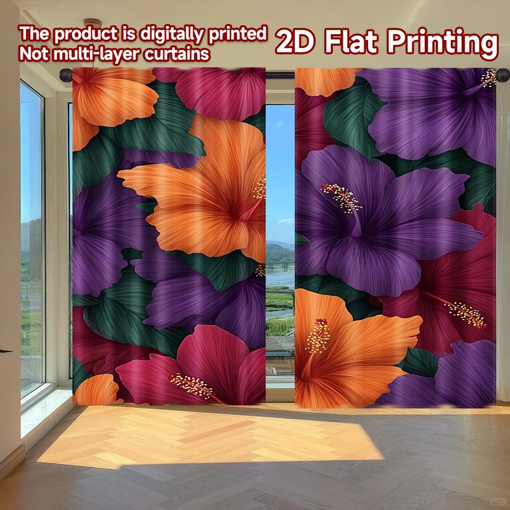 Set Of 2 Flat Printing Curtains Without Rod Floral Harmony Vibrant Colors Holiday Women Is Day Printed Prints Light Made Polyester W100*H70(CM)-Rod Pocket&1PCS
Set Of 2 Flat Printing Curtains Without Rod Floral Harmony Vibrant Colors Holiday Women Is Day Printed Prints Light Made Polyester W100*H70(CM)-Rod Pocket&1PCS
