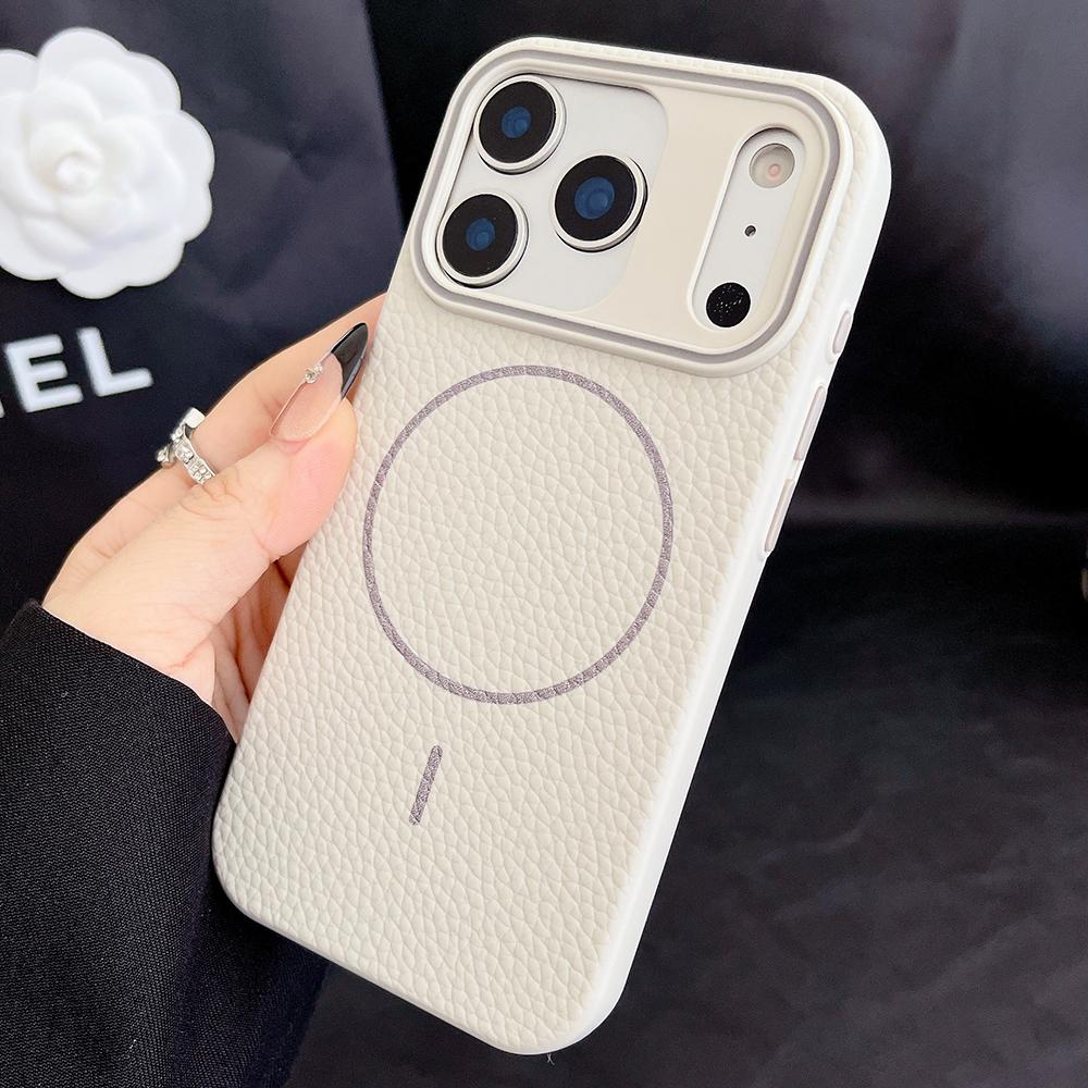 Titanium gray lychee pattern leather magnetic phone case for iphone 17 16 15 14 13 12 11 Pro Max Air magsafe charging soft cover iPhone 12
Titanium gray lychee pattern leather magnetic phone case for iphone 17 16 15 14 13 12 11 Pro Max Air magsafe charging soft cover iPhone 12