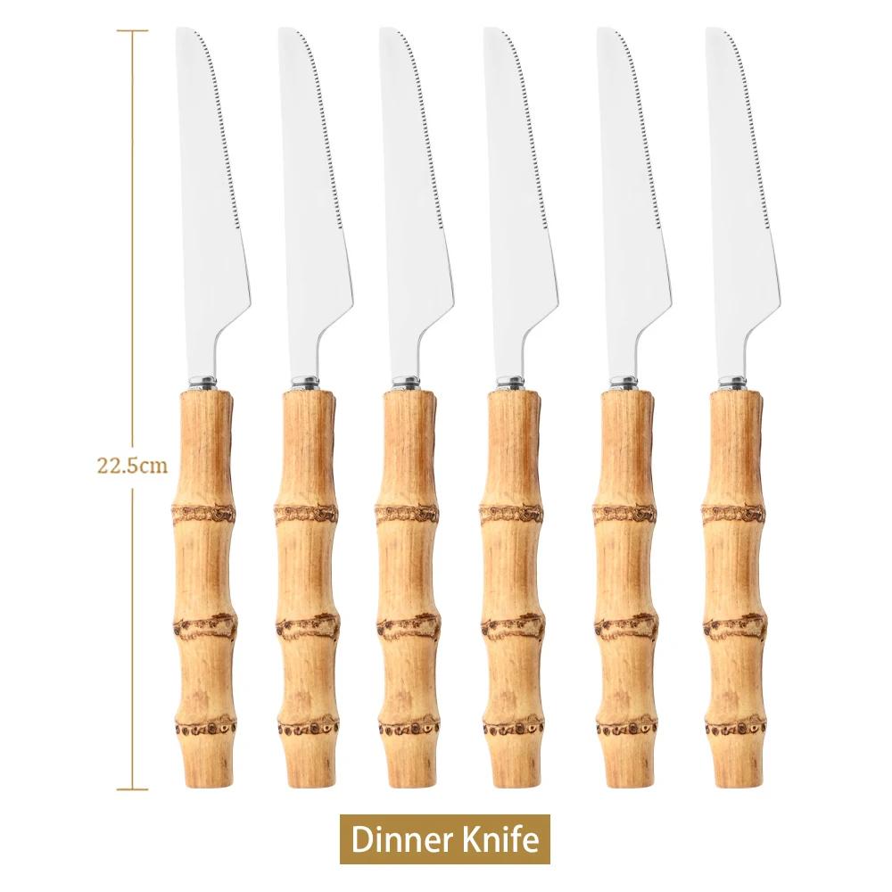 Набор столовой посуды из 6 предметов с золотистыми ручками под бамбук, Столовые приборы из нержавеющей стали, Нож для стейка, Набор столовых приборов, Западные кухонные приборы из серебра серебряный
Набор столовой посуды из 6 предметов с золотистыми ручками под бамбук, Столовые приборы из нержавеющей стали, Нож для стейка, Набор столовых приборов, Западные кухонные приборы из серебра серебряный