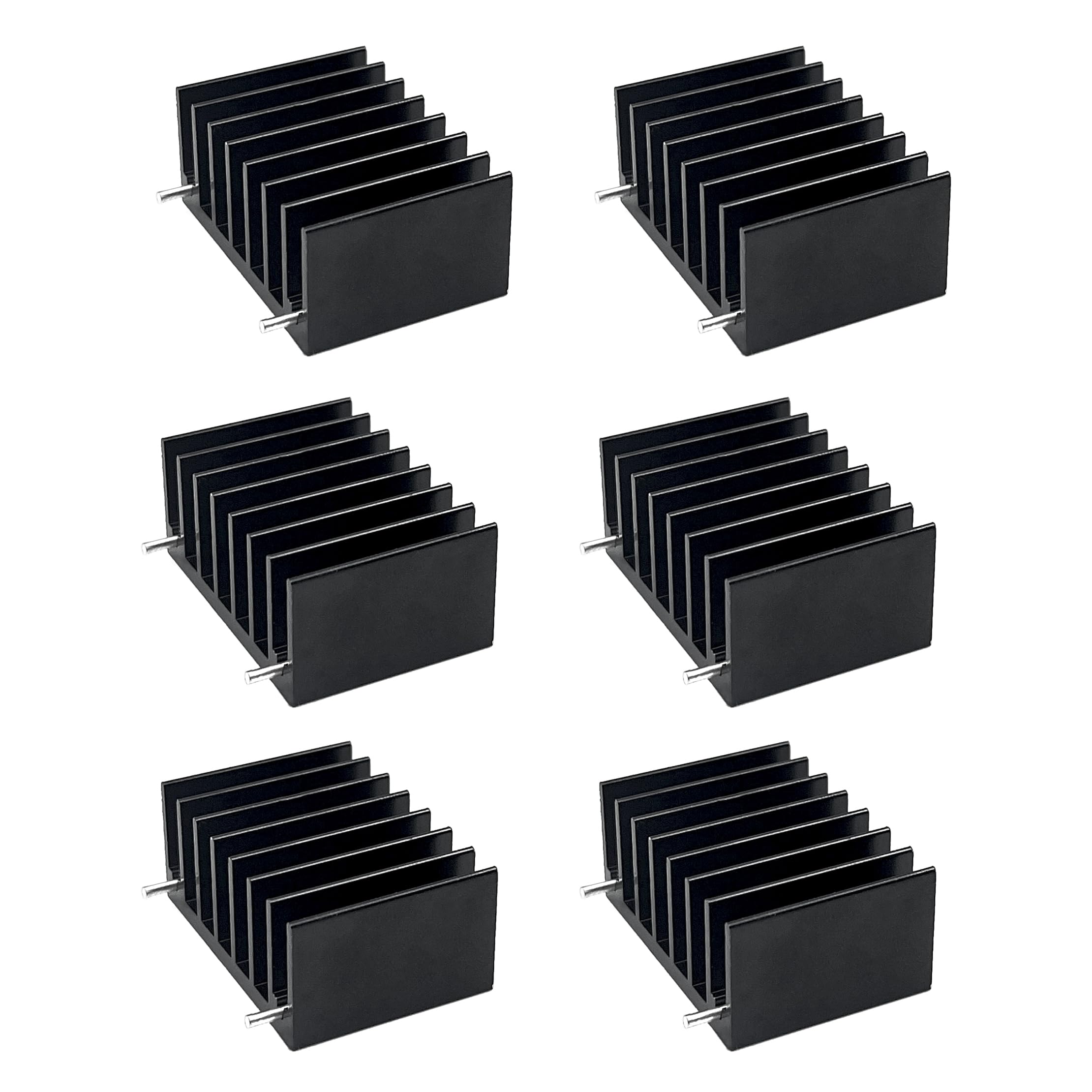6pcs to 220 Aluminum Heatsink 25x36x16mm TO220 Heatsink Cooling MOSFET SCR Supply Voltage Regulator ICS with 2 Support Pin Heatsink MOS Tube Triode
6pcs to 220 Aluminum Heatsink 25x36x16mm TO220 Heatsink Cooling MOSFET SCR Supply Voltage Regulator ICS with 2 Support Pin Heatsink MOS Tube Triode