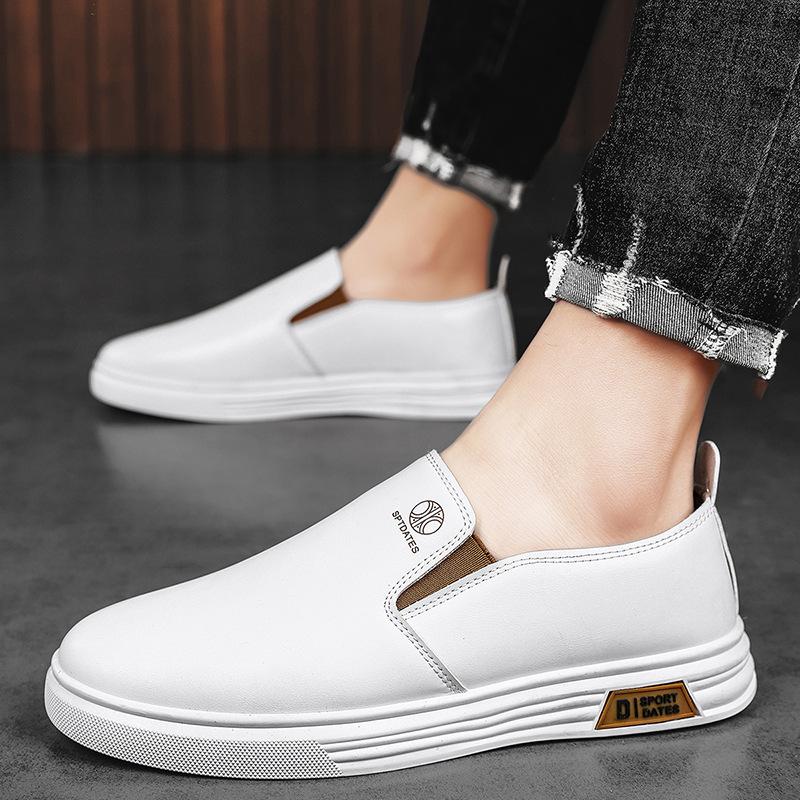 Мужская обувь 2025 года, новые кожаные туфли с одной педалью, удобные, легкие и дышащие мокасины, модные, универсальные, трендовые мужские туфли 46 белый
Мужская обувь 2025 года, новые кожаные туфли с одной педалью, удобные, легкие и дышащие мокасины, модные, универсальные, трендовые мужские туфли 46 белый