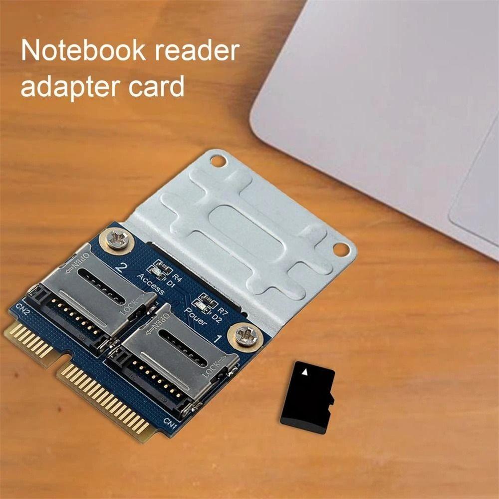 Адаптер Micro-SD Mini Pci-E MPCIe на 2 адаптера Mini-Sdcards, принадлежности для ноутбука и компьютера
Адаптер Micro-SD Mini Pci-E MPCIe на 2 адаптера Mini-Sdcards, принадлежности для ноутбука и компьютера