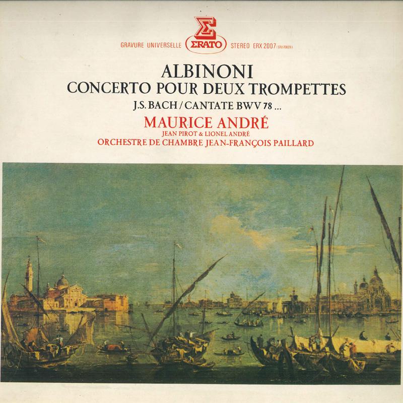 LP Record MAURICE ANDRE, ORCHESTRE DE CHAMBRE - Albinoni: Concerto Pour Deux Trompe ERX2007 ERATO 1973 Japan Obi Classical Used
LP Record MAURICE ANDRE, ORCHESTRE DE CHAMBRE - Albinoni: Concerto Pour Deux Trompe ERX2007 ERATO 1973 Japan Obi Classical Used