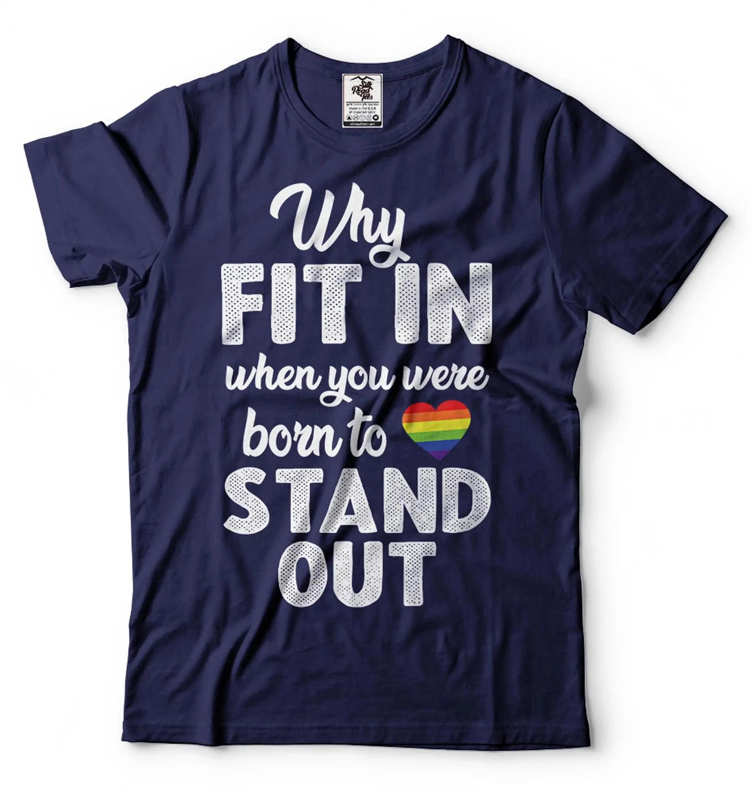 Why Fit In When You Were Born To Stand Out Shirt LGBT Flag Shirt LGBT Pride Tee L
Why Fit In When You Were Born To Stand Out Shirt LGBT Flag Shirt LGBT Pride Tee L