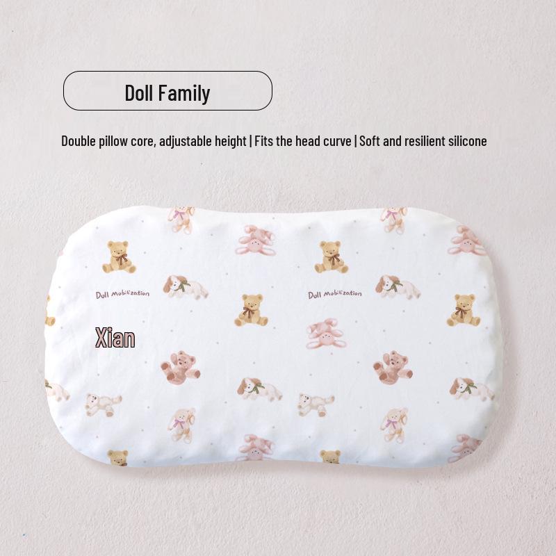 All-Season Silicone Baby Pillowcase - Three Thicknesses, Pure Cotton 31x53 cm
All-Season Silicone Baby Pillowcase - Three Thicknesses, Pure Cotton 31x53 cm