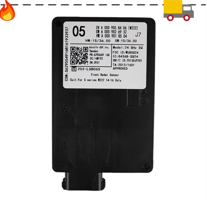 A0009058406 FCW Module Forward Collision Warning For S-Class W222 14-2016 Front Radar Distance Sensor New чёрный
A0009058406 FCW Module Forward Collision Warning For S-Class W222 14-2016 Front Radar Distance Sensor New чёрный