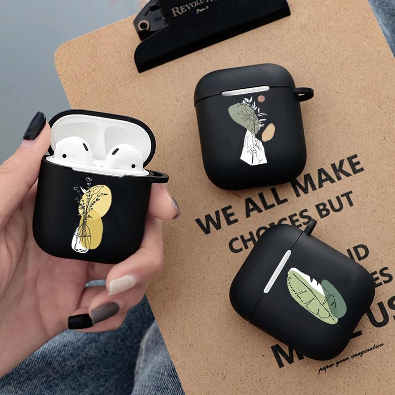 Чехол для Airpods с художественной линией и растением, подходит для Apple Airpods, чехол 1 2, беспроводной аксессуар, силиконовый чехол из ТПУ для наушников
Чехол для Airpods с художественной линией и растением, подходит для Apple Airpods, чехол 1 2, беспроводной аксессуар, силиконовый чехол из ТПУ для наушников