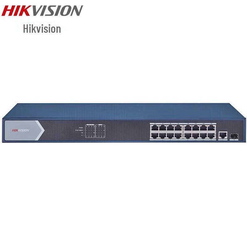 Hikvision 16-Port Gigabit PoE Surveillance Switch CN plug (adapter included)
Hikvision 16-Port Gigabit PoE Surveillance Switch CN plug (adapter included)