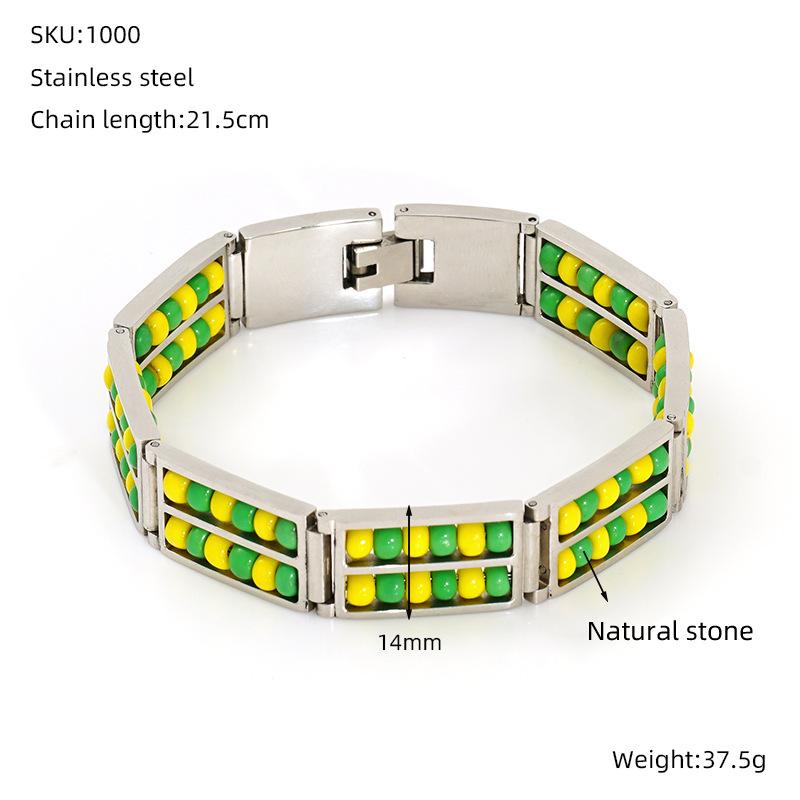 2026 European and American Fashion 18K Double-row Bead Bracelet Women s Ins Style Versatile and Non-fading Natural Stone Bracelet Bracelet 21.5CM
2026 European and American Fashion 18K Double-row Bead Bracelet Women s Ins Style Versatile and Non-fading Natural Stone Bracelet Bracelet 21.5CM