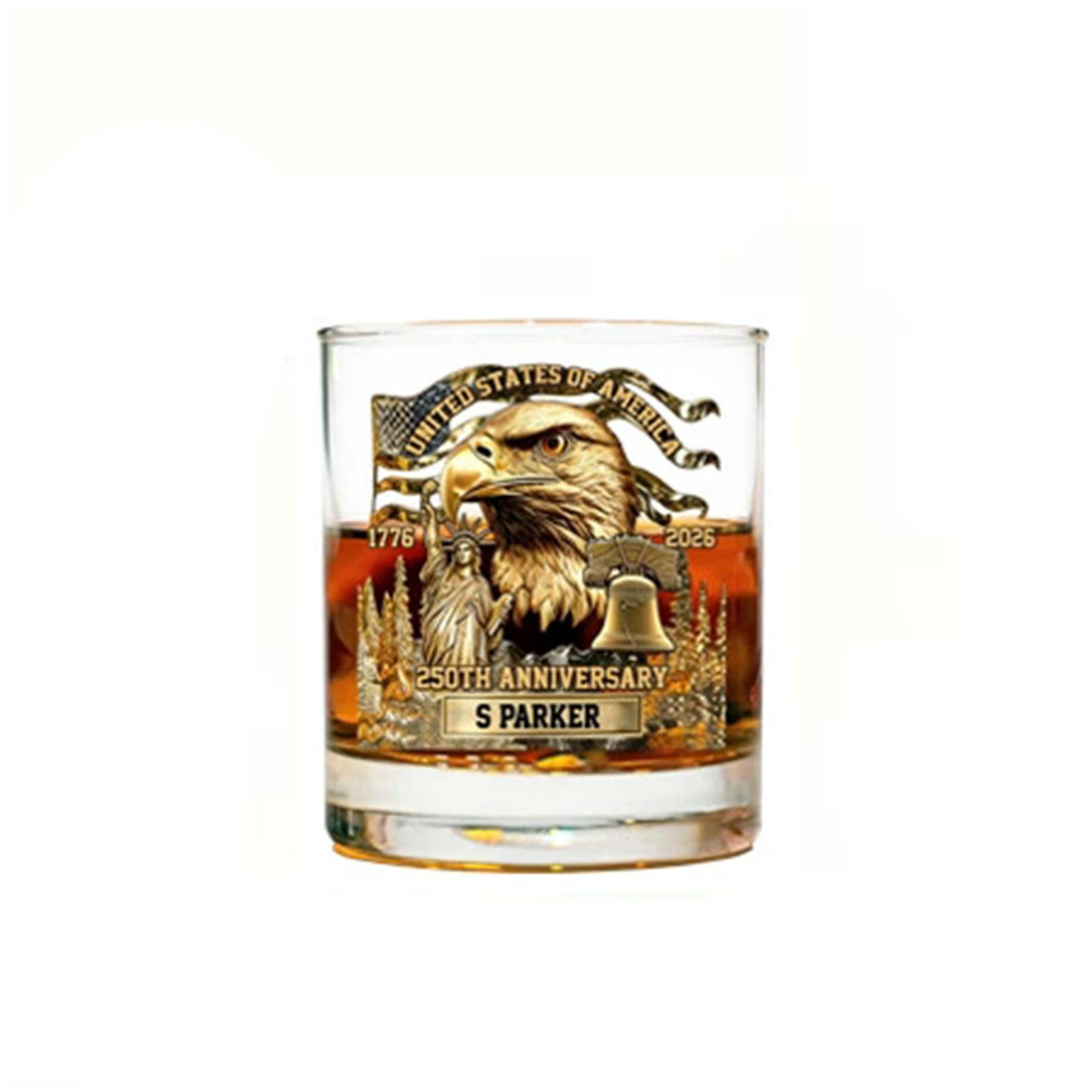 250th Anniversary Commemorative Whiskey Glass - Patriotic American Tumbler For , Brandy, One Size
250th Anniversary Commemorative Whiskey Glass - Patriotic American Tumbler For , Brandy, One Size