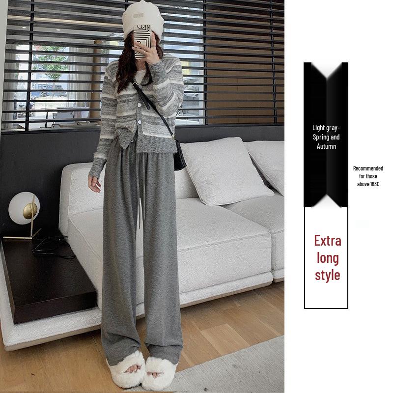 Женские повседневные брюки прямого кроя с флисовой подкладкой 2024: Кулиска, Мягкий, Свободный, Осень/Зима. M (96-105 jin)
Женские повседневные брюки прямого кроя с флисовой подкладкой 2024: Кулиска, Мягкий, Свободный, Осень/Зима. M (96-105 jin)