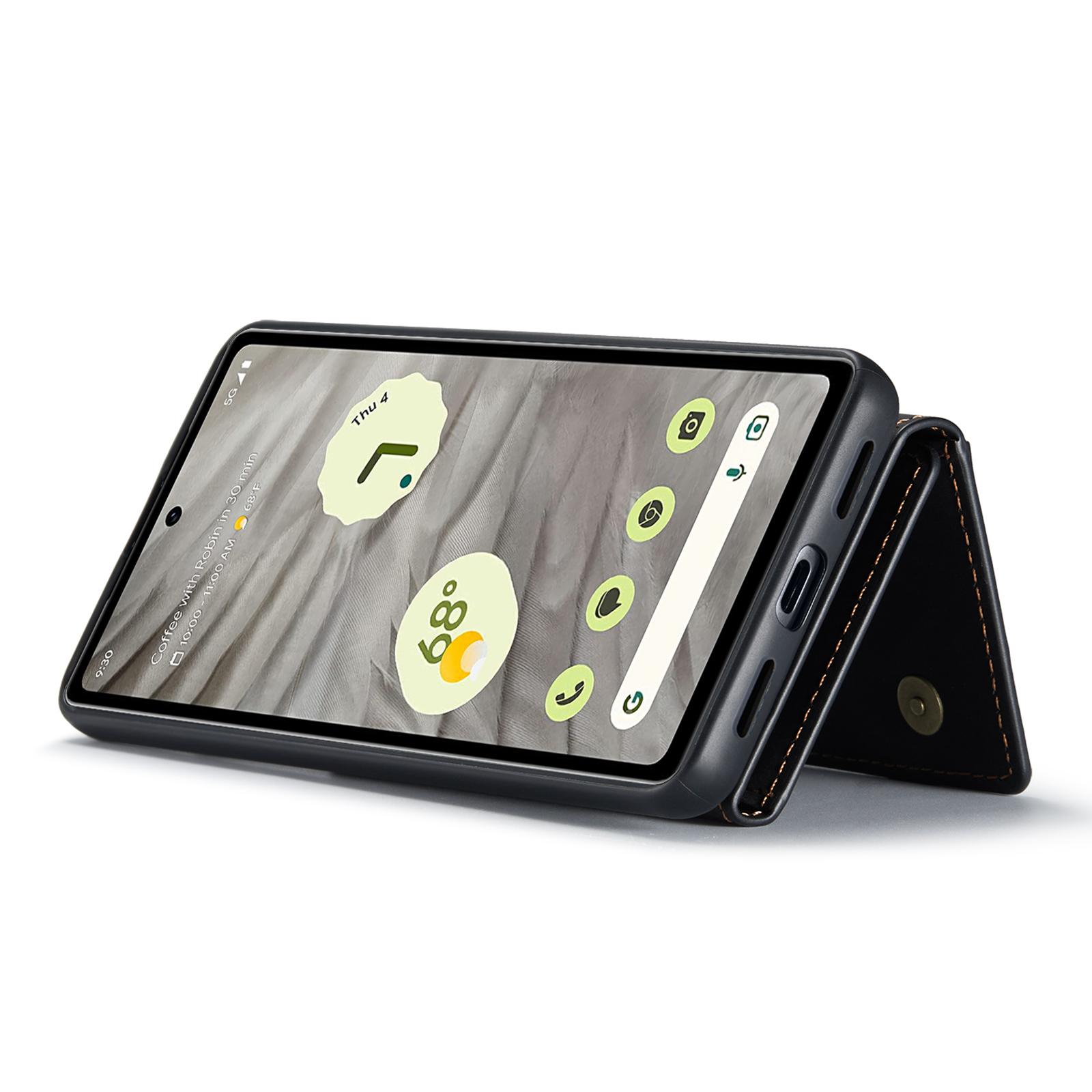DG.MING M2 Series for Google Pixel 7a Detachable Back Cover PU Leather Coated PC+TPU Kickstand Wallet Phone Case Black
DG.MING M2 Series for Google Pixel 7a Detachable Back Cover PU Leather Coated PC+TPU Kickstand Wallet Phone Case Black